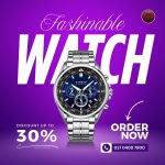 Luxury Wrist Watch for Men with Chronograph Casual Luminous - CURREN 8399 Silver - Image 3